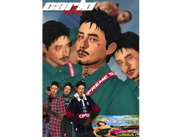 Maxis Match CARLOSORTO_SIM_DOWNLOAD by SEULGMAU - The Sims 4 Custom Content