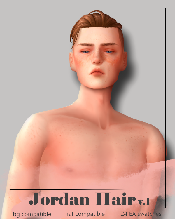 Maxis Match Jordan Hair by simsfinds - The Sims 4 Custom Content