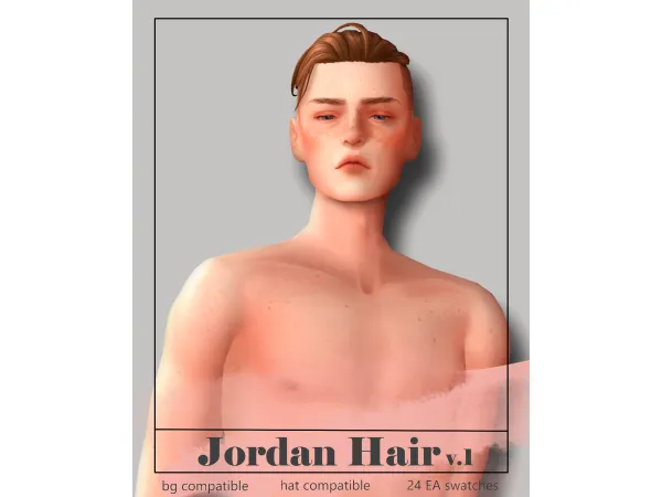 Maxis Match Jordan Hair by Sunivaa - The Sims 4 Custom Content