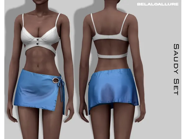Alpha SAUDY SET by Belaloallure - The Sims 4 Custom Content