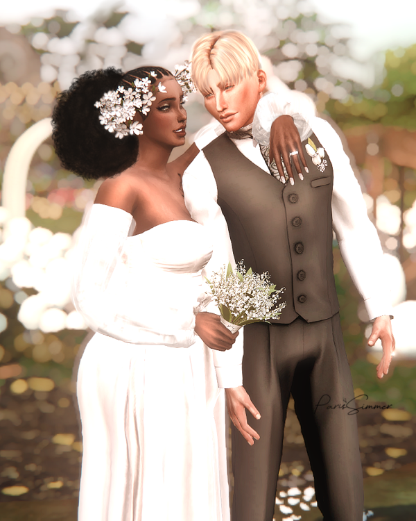 Alpha Wedding Bells 15 couple poses by simsfinds - The Sims 4 Custom Content
