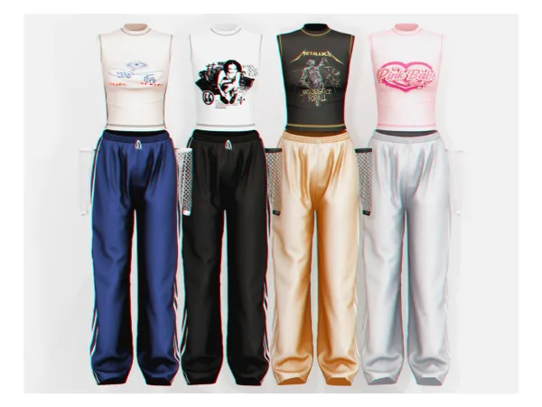 Queencard Top Pants by Plbsims - The Sims 3 Custom Content