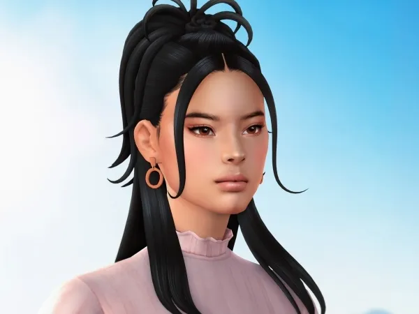 Maxis Match Download Sim Lara Ly - The Sims 4 Custom Content