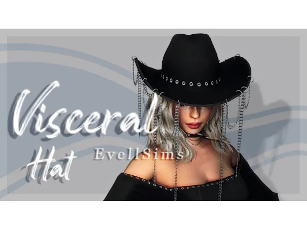 Alpha Visceral Hat - The Sims 4 Custom Content