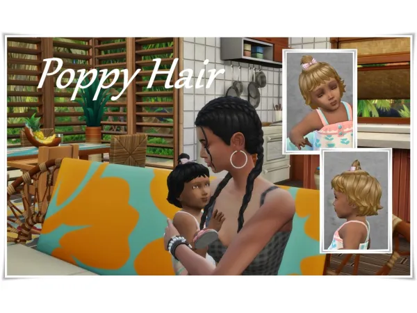 Maxis Match Poppy InfantHair - The Sims 4 Custom Content