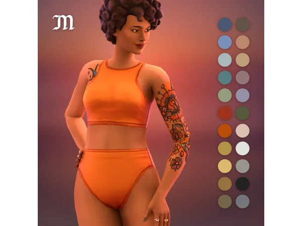 Truly Basic Swimsuit - 22 swatches by myshunosun