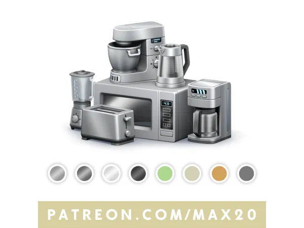 Kitchen Appliances Pack by Max 20