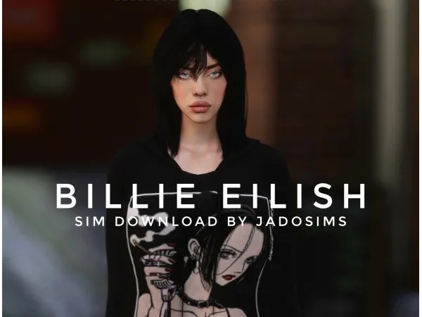 Alpha Billie Eilish (Sim) - The Sims 4 Custom Content
