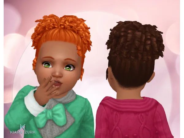 Maxis Match Innovation Curls for Toddlers - The Sims 4 Custom Content