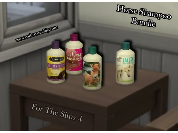Mix Horse Shampoo Bundle - The Sims 4 Custom Content