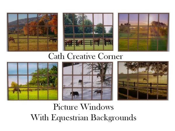 Alpha Window Paintings - The Sims 4 Custom Content