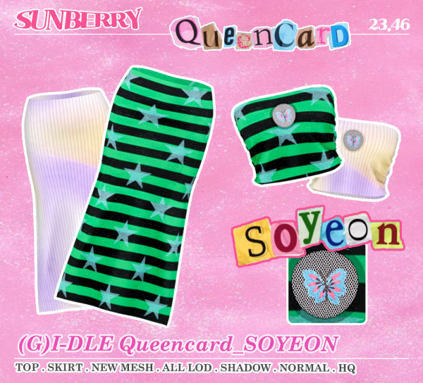 Alpha (G)I_DLE Queencard_ Soyeon by simsfinds - The Sims 4 Custom Content