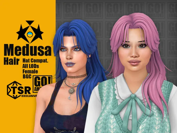 Maxis Match MEDUSA - The Sims 4 Custom Content