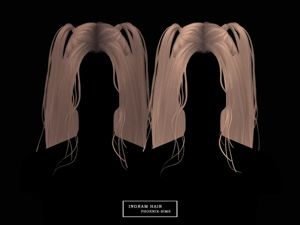 Alpha Ingram Hair - The Sims 4 Custom Content