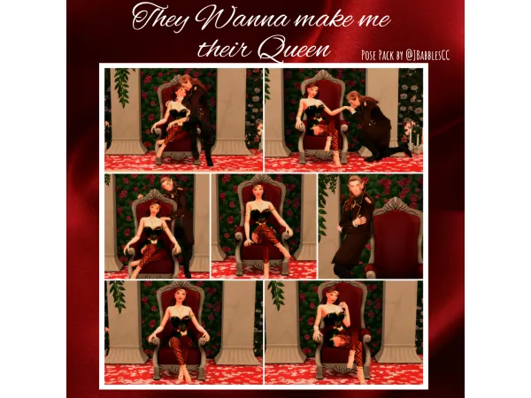 Alpha They Wanna Make Me Their Queen - The Sims 4 Custom Content