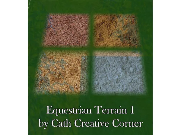 Maxis Match Equestrian Terrain 1 - The Sims 4 Custom Content