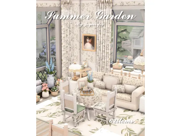 Maxis Match Summer Garden63itemsUPDATED 030524 by Joyceisfox - The Sims 4 Custom Content