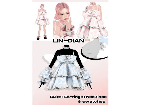 Alpha 720 DIAN by LIN - The Sims 4 Custom Content