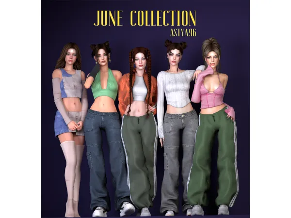 Alpha June 2023 Collection by astya96 - The Sims 4 Custom Content