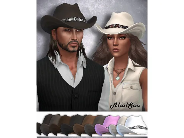 alialsim  Lower Cowboy Hat