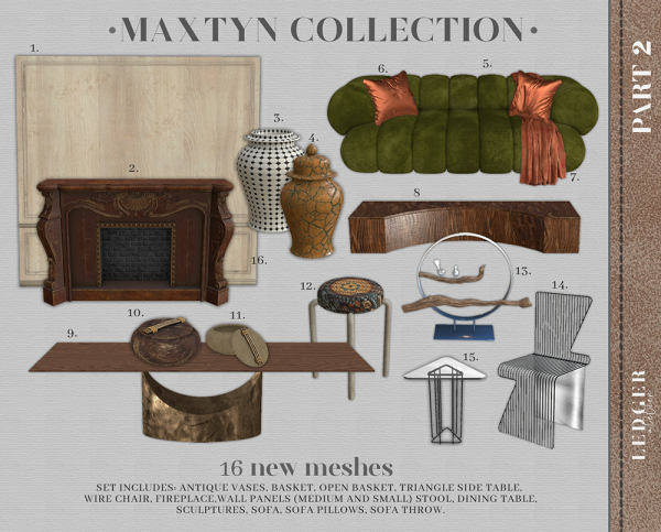 Alpha Maxtyn Collection Part 2 (AtelierWorkroom Tier) by ledger_atelier - The Sims 4 Custom Content