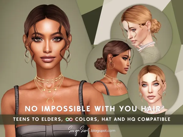 Alpha No Impossible With You by sonyasims - The Sims 4 Custom Content