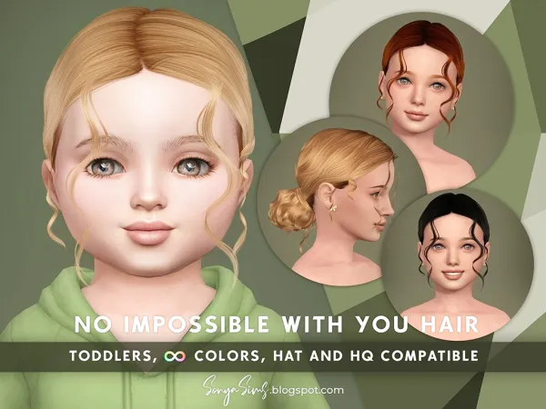 Alpha No Impossible With You (Toddler Version) by simsfinds - The Sims 4 Custom Content