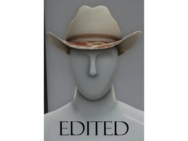 miniscule horse ranch hat edits but they fit the head more normally