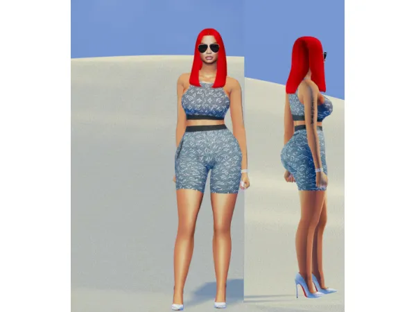 | NICKI MINAJ | LOUIS VUITTON SET RE-UP