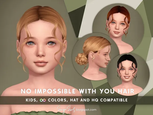 Alpha No Impossible With You (Kids Version) by simsfinds - The Sims 4 Custom Content