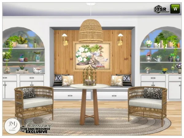 Alpha Combers dining room - The Sims 4 Custom Content