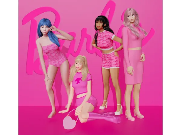 Maxis Match BARBIE Collection by Irisarity - The Sims 4 Custom Content