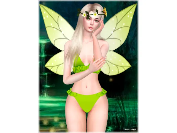 Mix ACCESSORIES fairy (4 ITEMS) by Jennifer Jennisims - The Sims 4 Custom Content