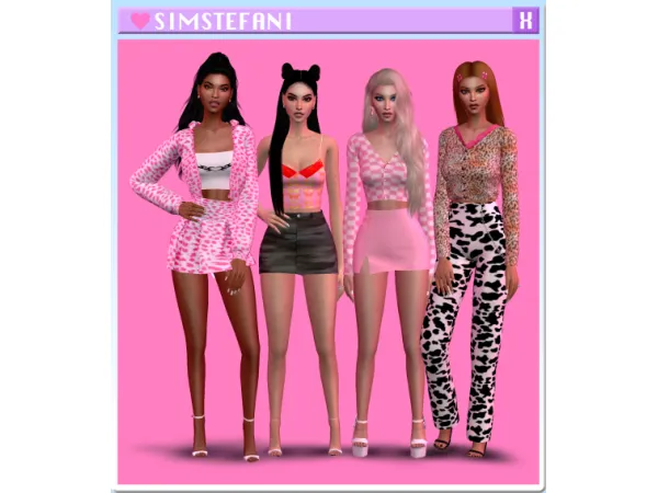 Alpha Y2KBABY COLLECTION by SIMSTEFANI - The Sims 4 Custom Content