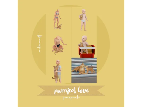 Purrrfect Love Posepack