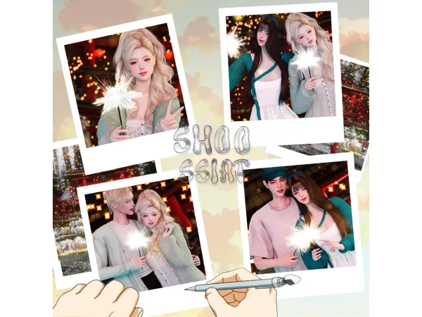 Alpha [SHOOSSIAT] The Foc and the Fireworks - The Sims 4 Custom Content