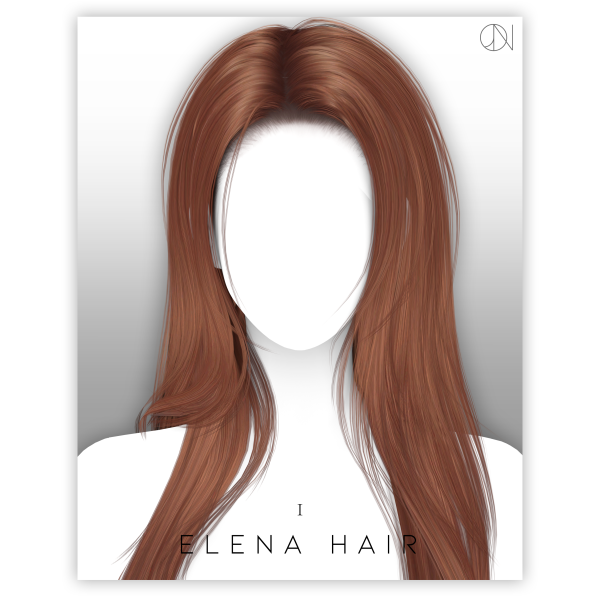 Alpha [JINO] HAIR N33 ELENA by simsfinds - The Sims 4 Custom Content