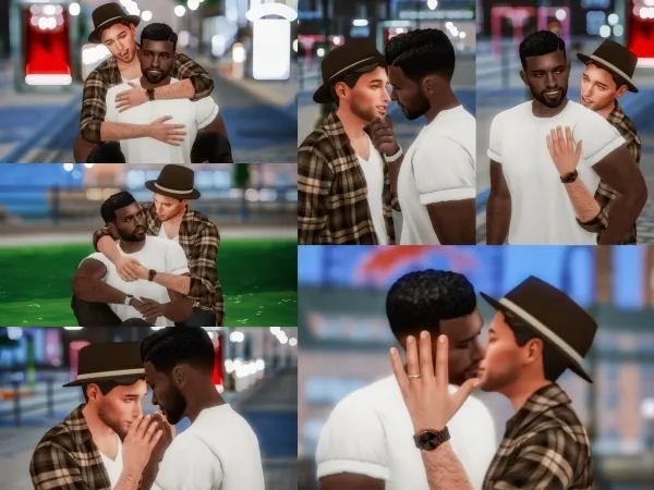 Mix In Love Pose Pack - The Sims 4 Custom Content