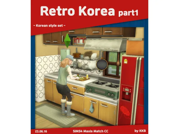 Maxis Match [KKB'sMM] Retro Korea Part1 - The Sims 4 Custom Content