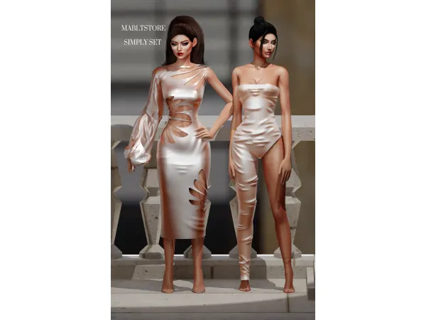 Alpha SIMPLY SET by Mably Store - The Sims 4 Custom Content