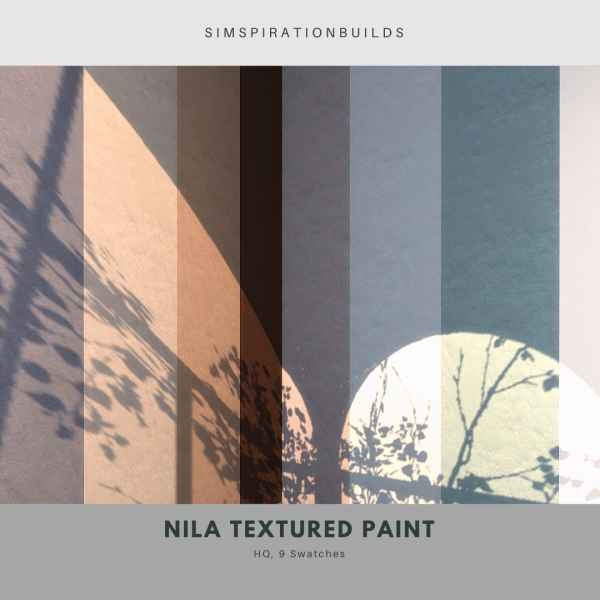 Mix Nila Texture Paint Palette by simsfinds - The Sims 4 Custom Content