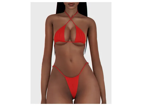 Alpha Spicy Bikini - The Sims 4 Custom Content