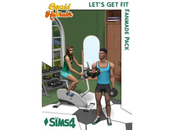 Maxis Match Let's Get Fit Fanmade Modpack by Cepzid With Hakrabr - The Sims 4 Custom Content