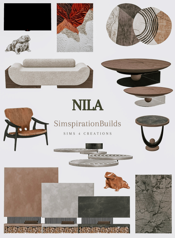 Alpha Nila Set by simsfinds - The Sims 4 Custom Content