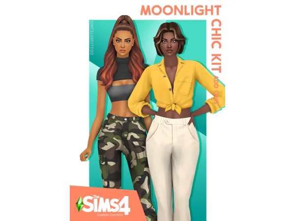 Maxis Match Moonlight Chic Kit Add Ons by simcelebrity00 - The Sims 4 Custom Content