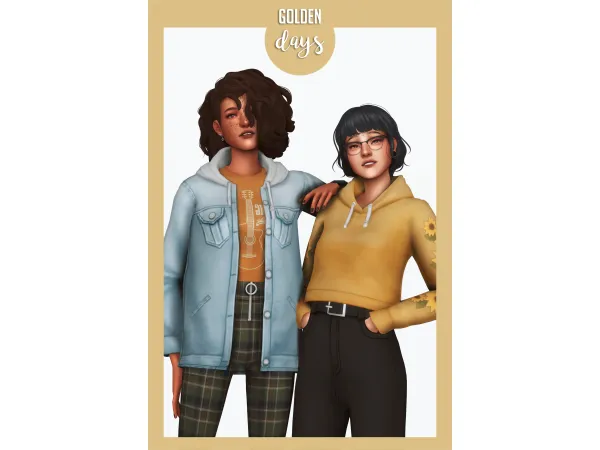 Maxis Match Golden days pack by clumsyalien - The Sims 4 Custom Content