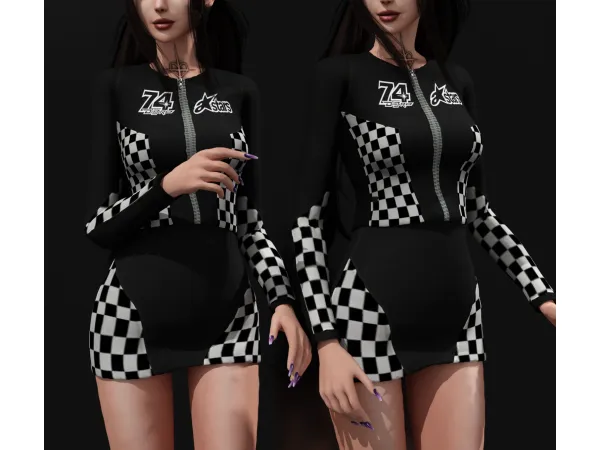 Alpha COLLISION CRASH OUTFIT - The Sims 4 Custom Content