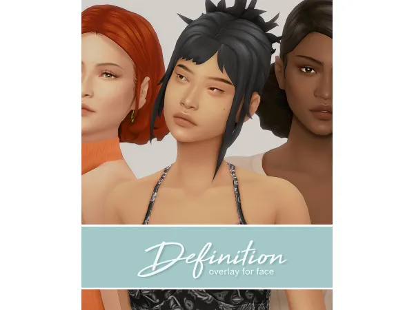 Maxis Match DEFINITION OVERLAY by nesurii - The Sims 4 Custom Content