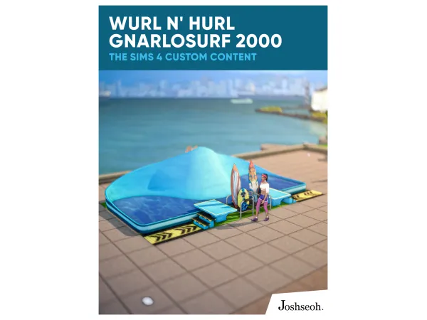 Maxis Match Wurl N Hurl Gnarlosurf 2000 - The Sims 4 Custom Content