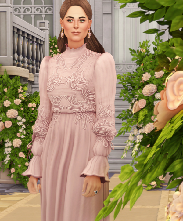 Maxis Match Rose in the Garden (Princess of XII) by simsfinds - The Sims 4 Custom Content